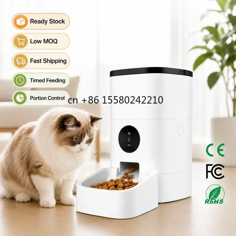 Pet Feeders - 2026 Novedad: Dispensador Automático de Comida