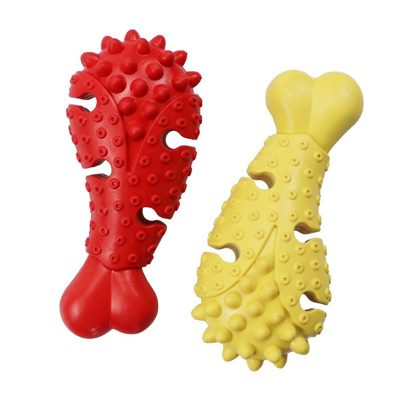 Rubber Treat Dispensing Dog Toy - Artículos para mascotas: juguete para perros