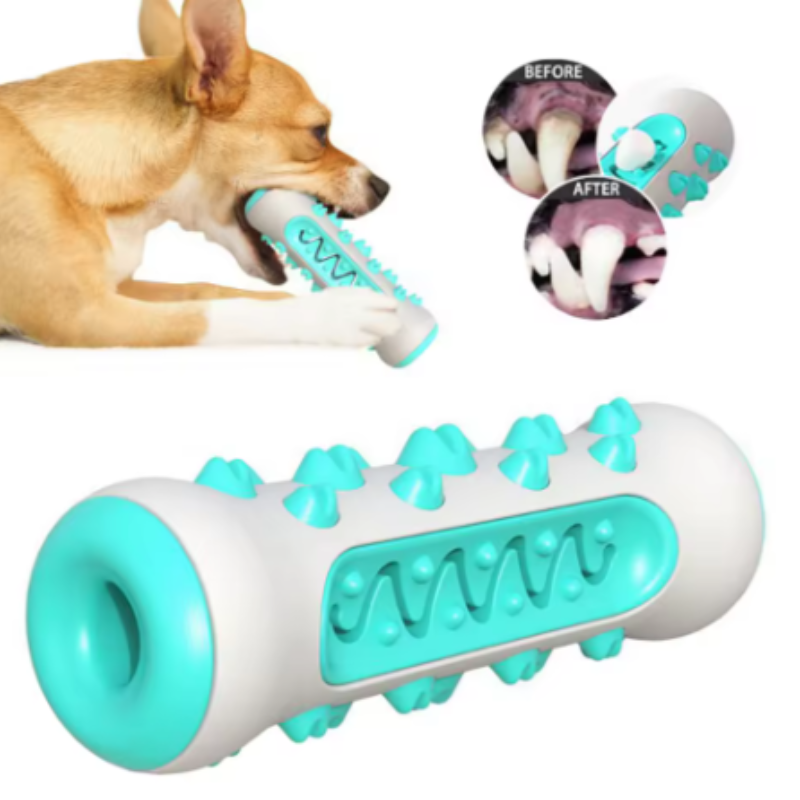 Teeth Cleaning Dog Chew Bone - 1 unidad: juguete masticable enzimático para