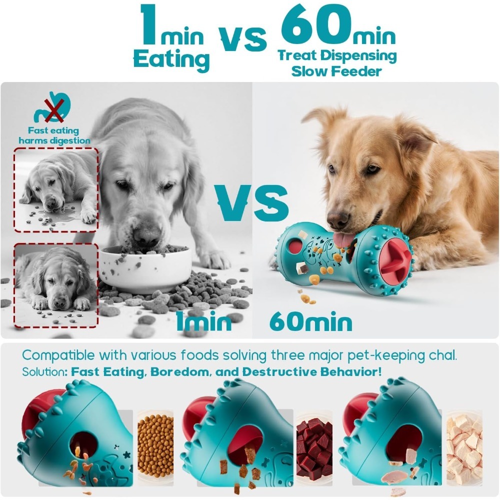 Juguetes interactivos para per - Indestructible Dog Chew Toy reseña y precio