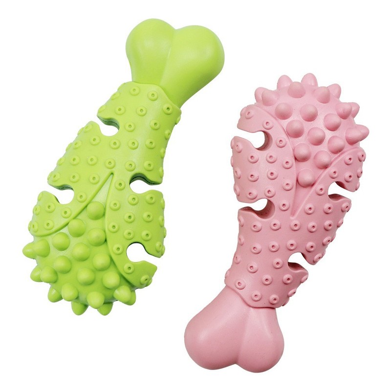Artículos para mascotas: jugue - Rubber Treat Dispensing Dog Toy reseña y precio