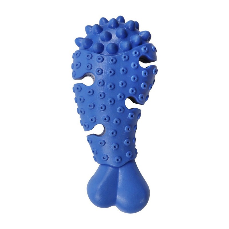 Artículos para mascotas: jugue - Rubber Treat Dispensing Dog Toy reseña y precio