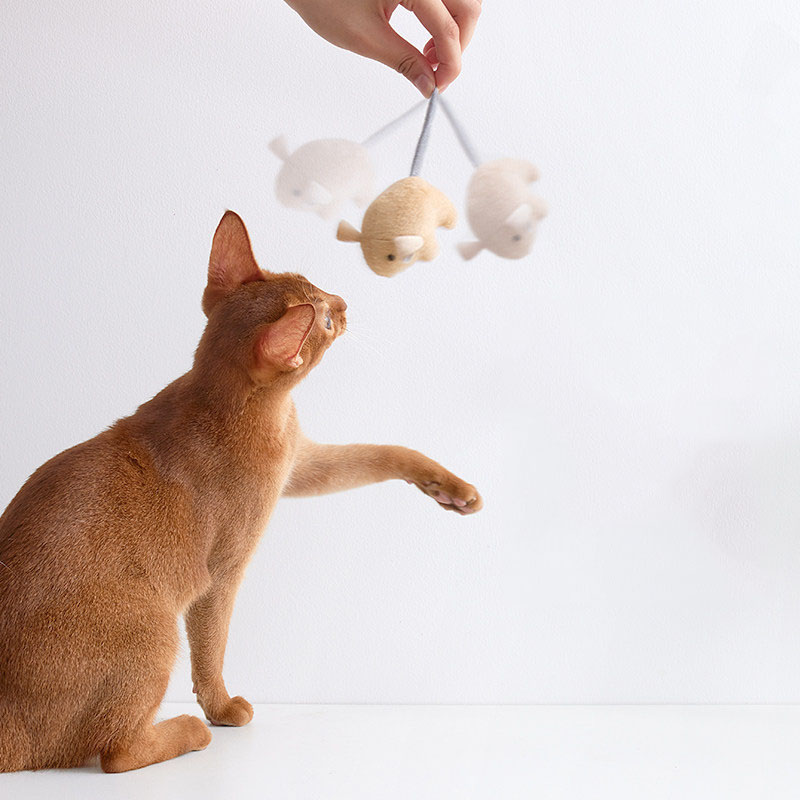 Juguetes de Felpa con Catnip p - Catnip Interactive Plush Mouse reseña y precio