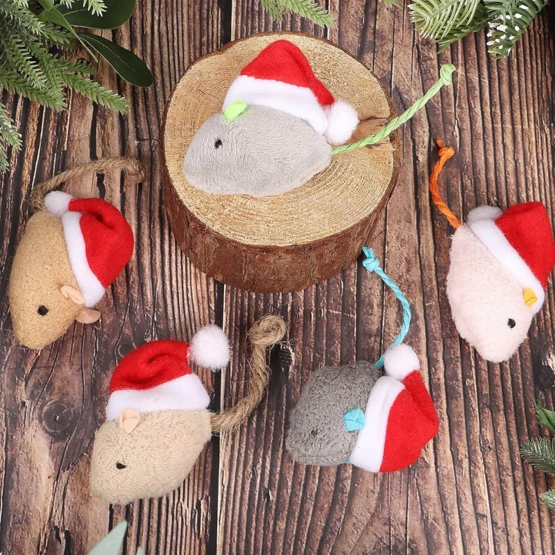 1-5PCS Ratón de peluche intera - Catnip Interactive Plush Mouse reseña y precio